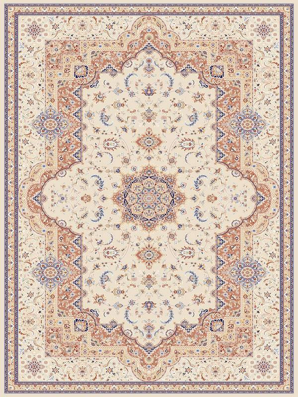 Ковер 02315A - CREAM / PINK - Прямоугольник