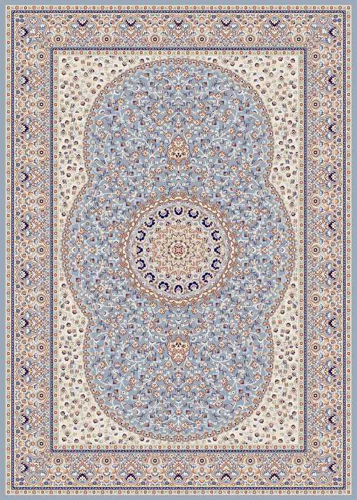 Ковер 02358A - L.BLUE - Прямоугольник