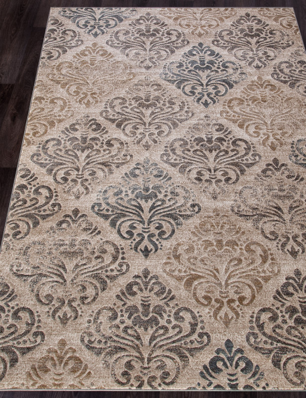 Ковер 3178 - BEIGE-BLUE - Прямоугольник