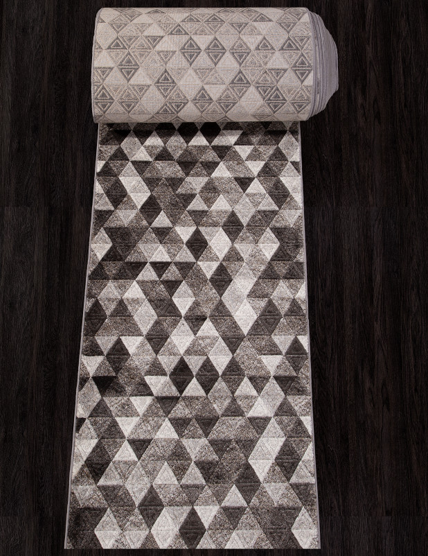 Ковер D578 - GRAY-BROWN - Дорожка