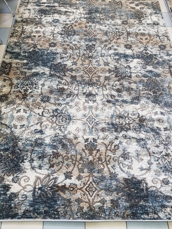 Ковер D582 - BEIGE-BLUE 9 - Прямоугольник
