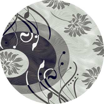 Ковер 4780 - GRAY - Круг