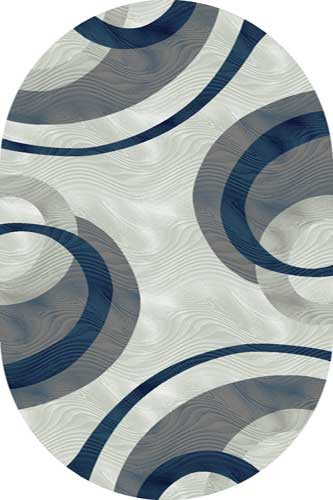 Ковер 4783 - GRAY-BLUE - Овал