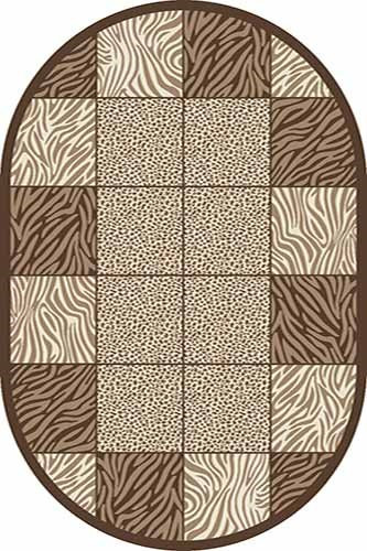 Ковер 8320 - BROWN - Овал