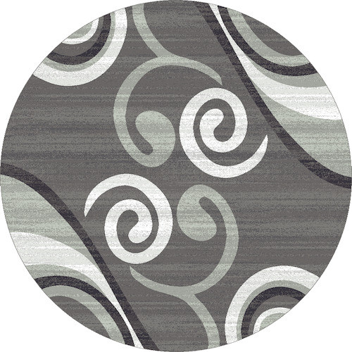 Ковер d263 - GRAY - Круг