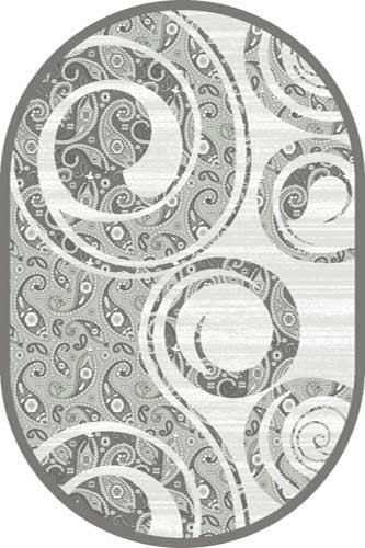 Ковер d269 - LIGHT GRAY - Овал
