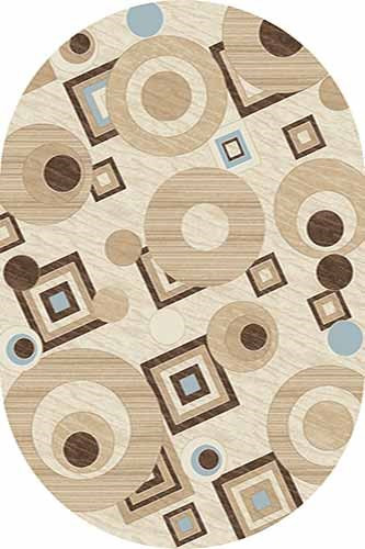 Ковер d270 - CREAM - Овал
