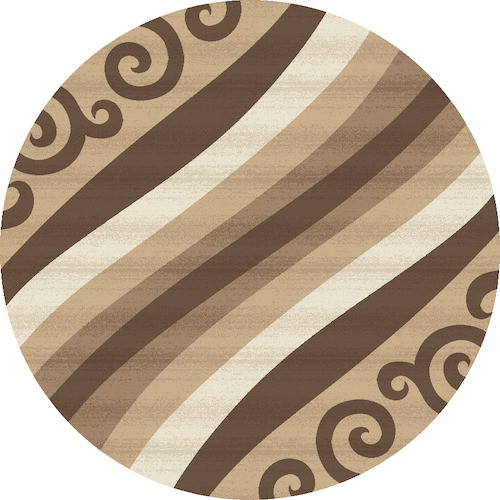 Ковер d297 - BEIGE - Круг