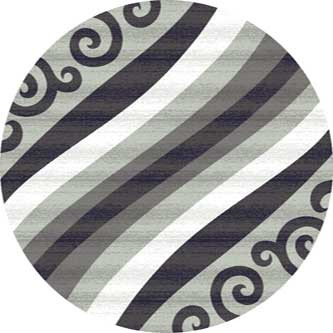 Ковер d297 - GRAY - Круг