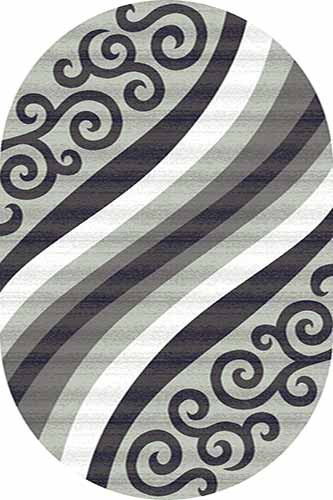 Ковер d297 - GRAY - Овал