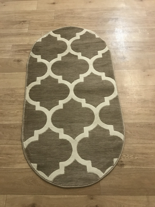 Ковер d422 - D.BEIGE-CREAM - Овал