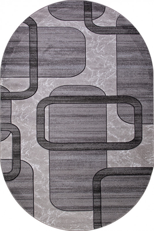 Ковер D465 - LIGHT GRAY - Овал