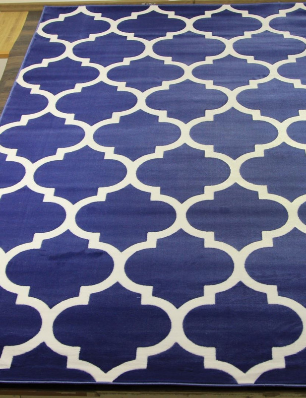 Ковер d422 - BLUE-NATURAL - Прямоугольник
