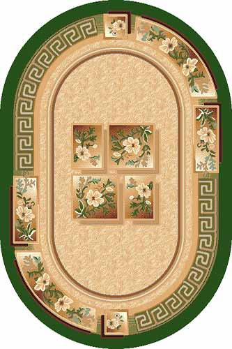 Ковер VERSACE - GREEN - Овал