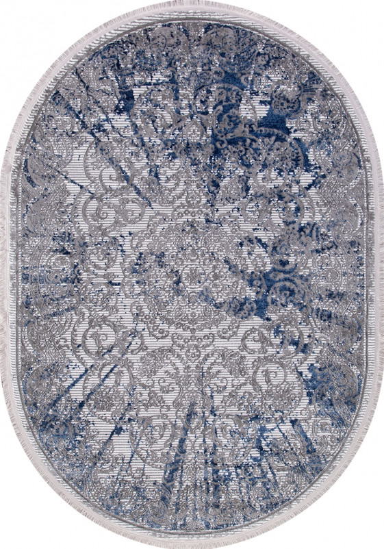 Ковер AS 786 - NAVY / GREY - Овал