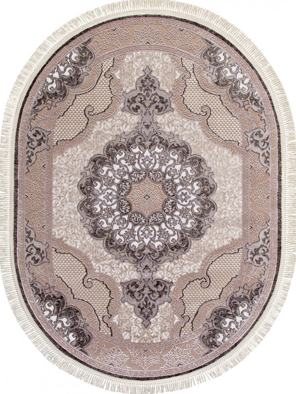 Ковер D762 - BROWN - Овал