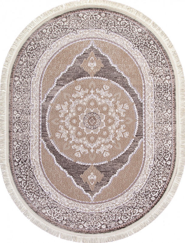 Ковер D763 - BEIGE - Овал