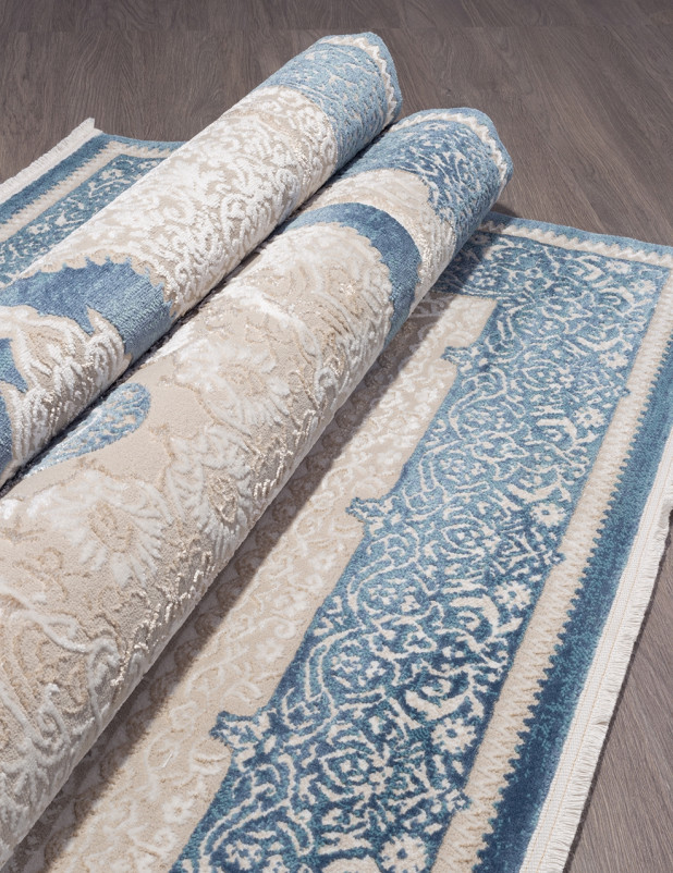 Ковер D763 - BLUE - Прямоугольник