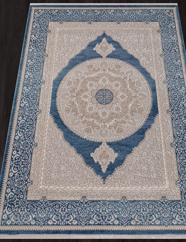 Ковер D763 - BLUE - Прямоугольник