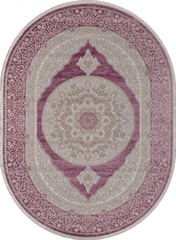 Ковер D763 - PINK - Овал