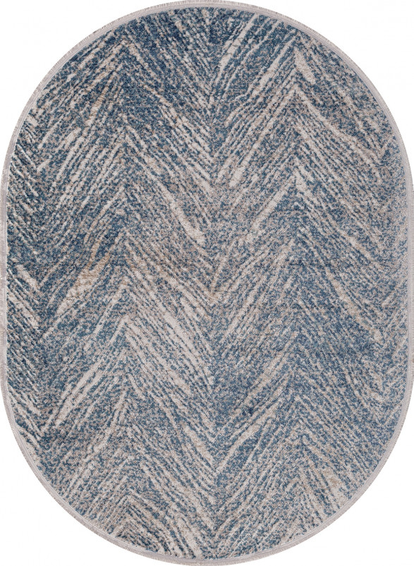 Ковер D854 - BLUE - Овал