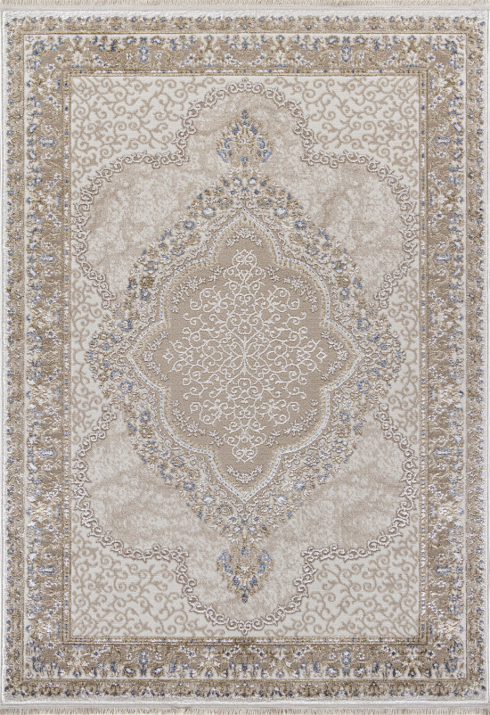 Ковер 27226A - BEIGE / BLUE - Прямоугольник