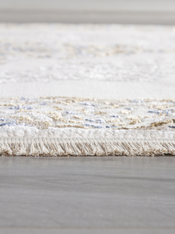 Ковер 27236A - CREAM / NAVY - Овал