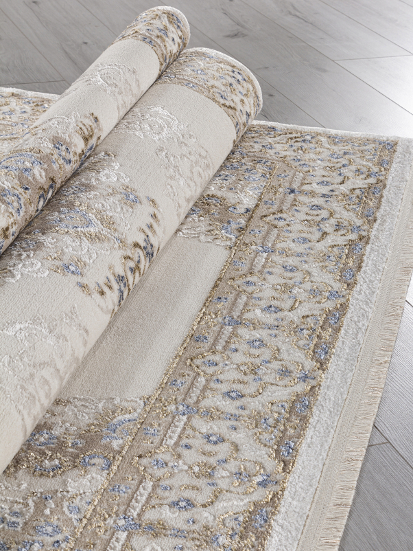 Ковер 27236A - CREAM / NAVY - Прямоугольник