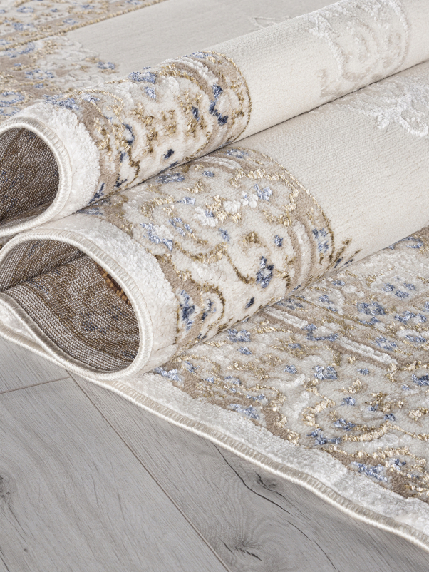 Ковер 27236A - CREAM / NAVY - Прямоугольник