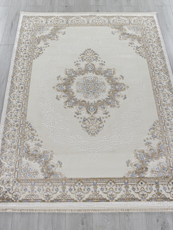 Ковер 27236A - CREAM / NAVY - Прямоугольник