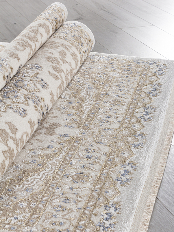 Ковер 27239A - CREAM / NAVY - Прямоугольник