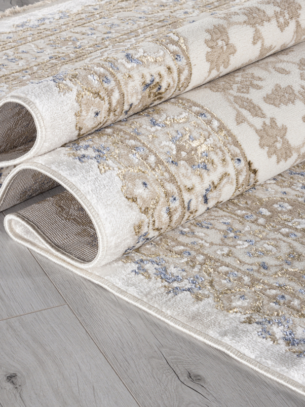 Ковер 27239A - CREAM / NAVY - Прямоугольник