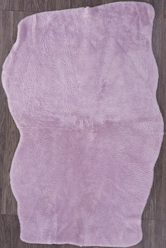 Ковер Sheepskin 95x190 - сиреневый - Прямоугольник
