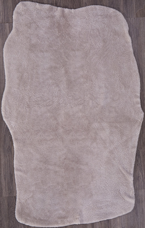 Ковер Sheepskin 95x190 - светло серый - Прямоугольник