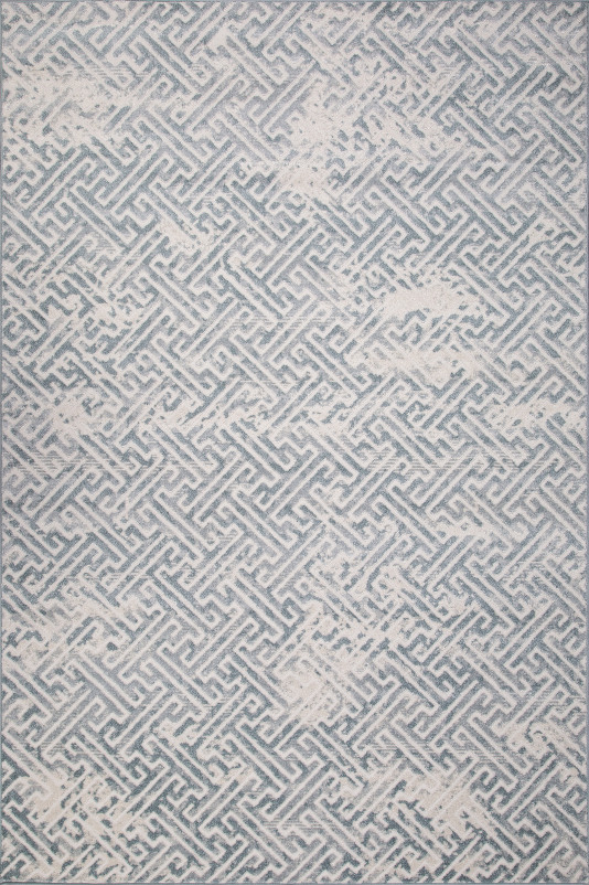 Ковер D993 - CREAM-BLUE - Прямоугольник
