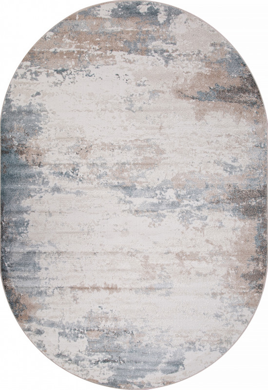 Ковер D994 - BEIGE-BLUE - Овал