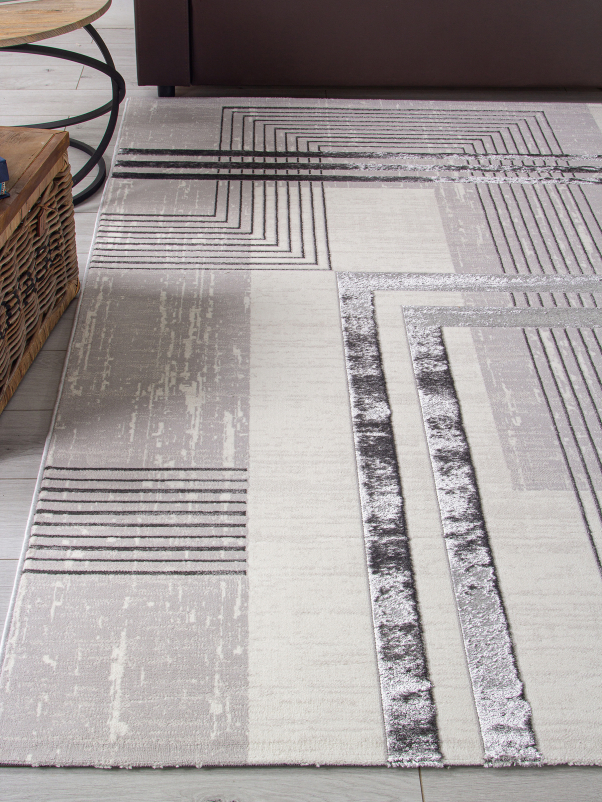 Ковер 04075A - CREAM HB / ICE GREY HB - Прямоугольник