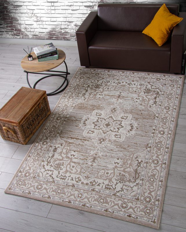 Ковер 04089A - CREAM HB / LIGHT GRI HB - Прямоугольник