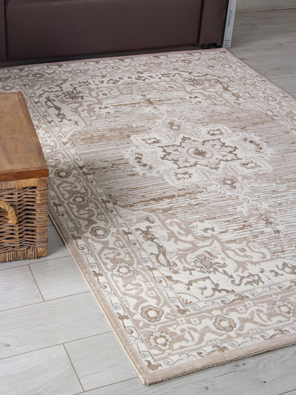 Ковер 04089A - CREAM HB / LIGHT GRI HB - Прямоугольник