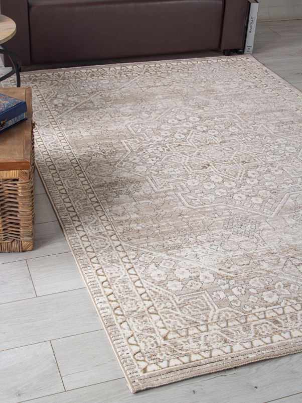 Ковер 04293A - BEIGE FDY / CREAM HB - Прямоугольник