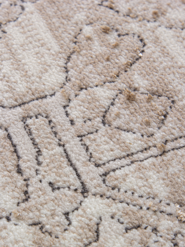 Ковер 04293A - BEIGE FDY / CREAM HB - Прямоугольник