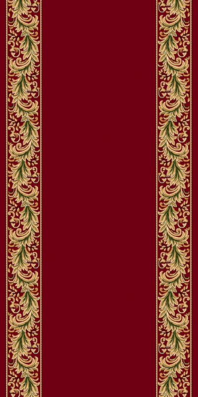 Ковер d044 - RED - Дорожка