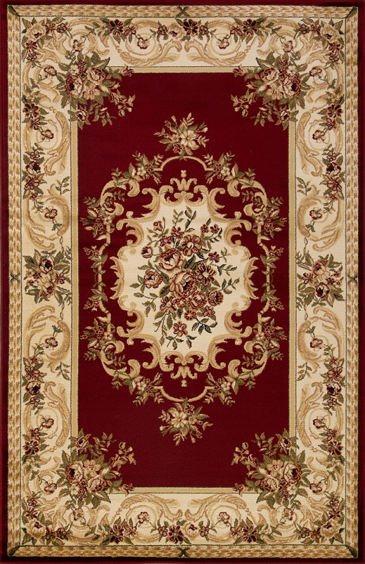 Ковер d057 - RED - Прямоугольник