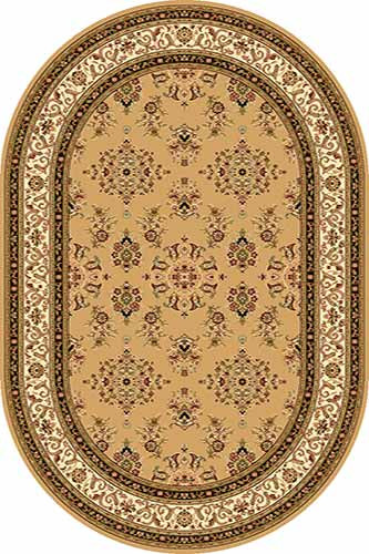 Ковер d064 - BEIGE - Овал