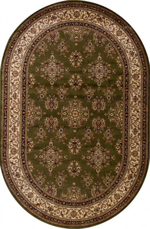 Ковер d064 - GREEN - Овал