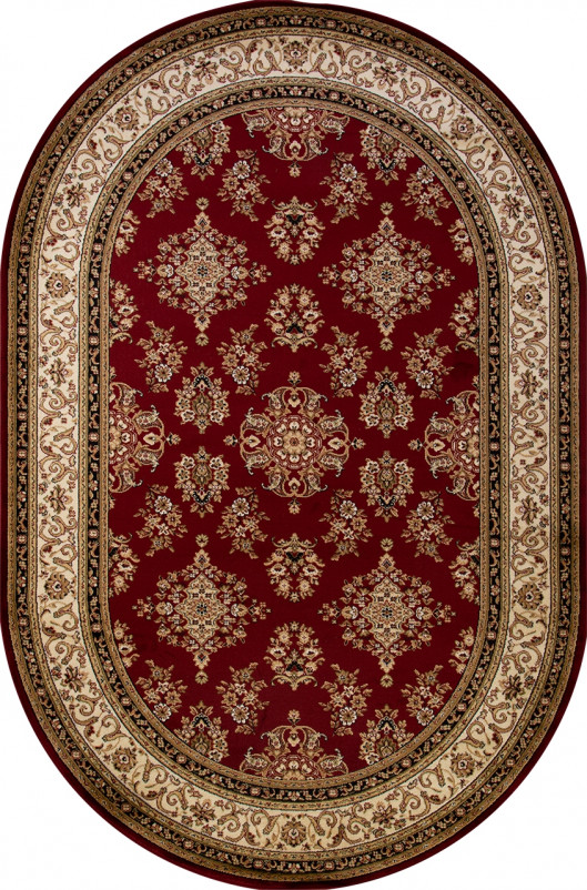 Ковер d064 - RED - Овал