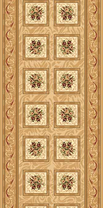 Ковер d065 - BEIGE - Дорожка
