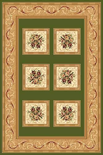 Ковер d065 - GREEN - Прямоугольник