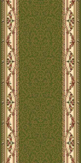 Ковер d074 - GREEN - Дорожка