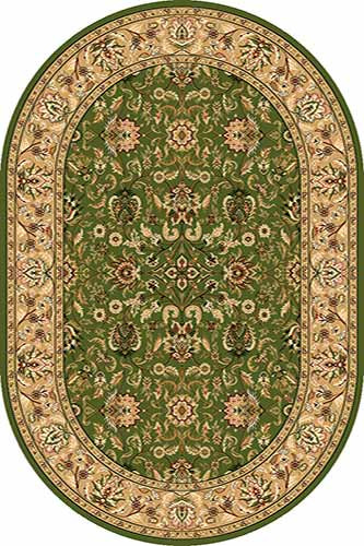 Ковер d076 - GREEN - Овал